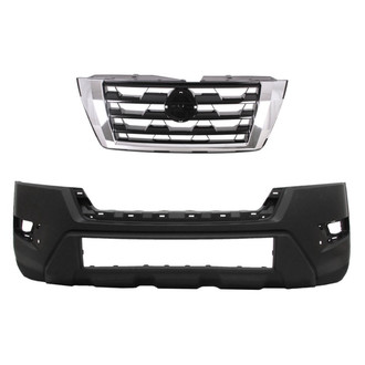 Replace® - 2-Piece (Front Bumper Cover, Grille)