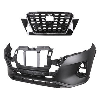 Replace® - 2-Piece (Front Bumper Cover, Grille) (Standard Line)