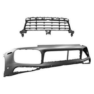 Replace® - 2-Piece (Front Bumper Cover, Grille) (Standard Line)
