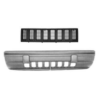Replace® - 2-Piece (Front Bumper Cover, Grille) (Standard Line)