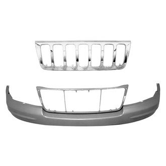 Replace® - 2-Piece (Front Bumper Cover, Grille) (Standard Line)