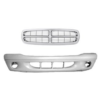 Replace® - 2-Piece (Front Bumper Cover, Grille) (Standard Line)