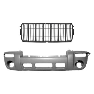 Replace® - 2-Piece (Front Bumper Cover, Grille) (Standard Line)