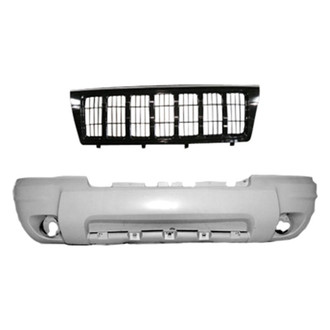 Replace® - 2-Piece (Front Bumper Cover, Grille) (Standard Line)
