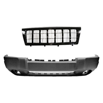 Replace® - 2-Piece (Front Bumper Cover, Grille) (Standard Line)