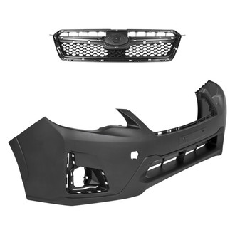 Replace® - 2-Piece (Front Bumper Cover, Grille) (Standard Line)