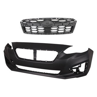 Replace® - 2-Piece (Front Bumper Cover, Grille)