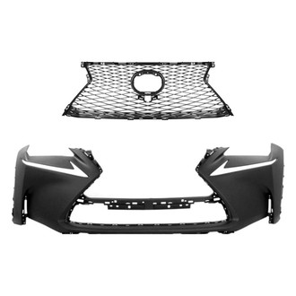 Replace® - 2-Piece (Front Bumper Cover, Grille) (Standard Line)