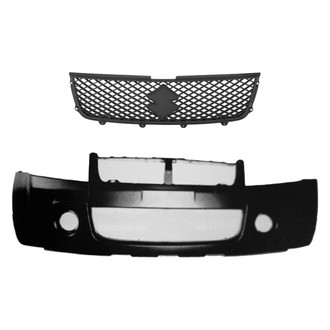 Replace® - 2-Piece (Front Bumper Cover, Grille) (Standard Line)