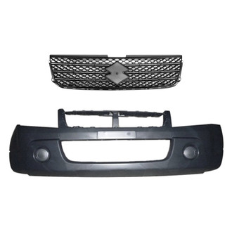 Replace® - 2-Piece (Front Bumper Cover, Grille) (Standard Line)