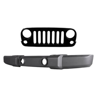 Replace® - 2-Piece (Front Bumper Cover, Grille)