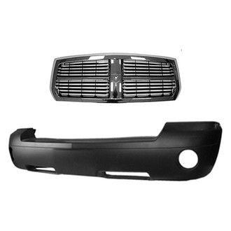 Replace® - 2-Piece (Front Bumper Cover, Grille) (Standard Line)