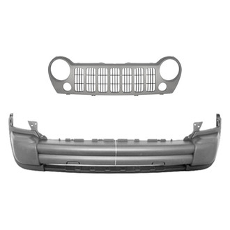 Replace® - 2-Piece (Front Bumper Cover, Grille) (Standard Line)