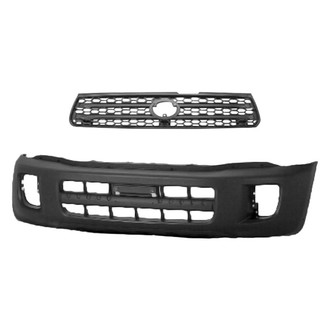 Replace® - 2-Piece (Front Bumper Cover, Grille) (Standard Line)