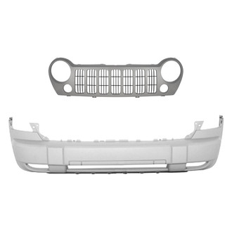 Replace® - 2-Piece (Front Bumper Cover, Grille) (Standard Line)
