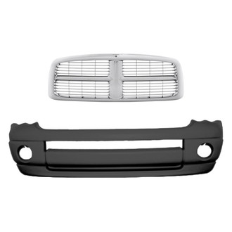 Replace® - 2-Piece (Front Bumper Cover, Grille) (Standard Line)