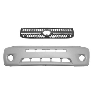 Replace® - 2-Piece (Front Bumper Cover, Grille) (Standard Line)