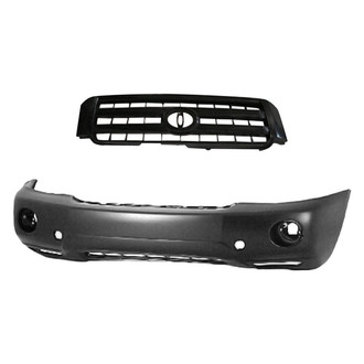 Replace® - 2-Piece (Front Bumper Cover, Grille) (Standard Line)