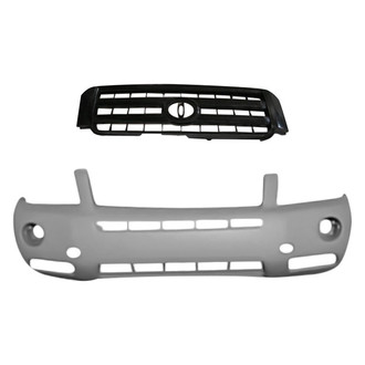 Replace® - 2-Piece (Front Bumper Cover, Grille) (Standard Line)