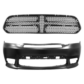 Replace® - 2-Piece (Front Bumper Cover, Grille) (CAPA Certified)