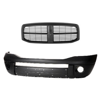 Replace® - 2-Piece (Front Bumper Cover, Grille) (Standard Line)
