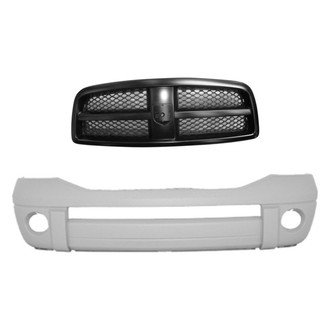 Replace® - 2-Piece (Front Bumper Cover, Grille) (Standard Line)