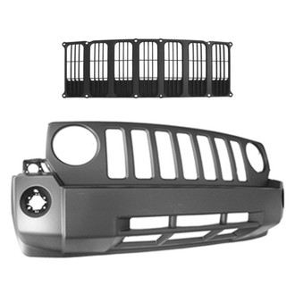 Replace® BNDL-231623 - 2-Piece (Front Bumper Cover, Grille) (Standard Line)
