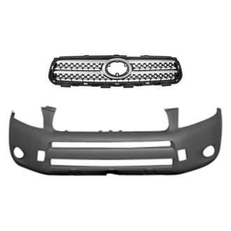 Replace® - 2-Piece (Front Bumper Cover, Grille) (Standard Line)