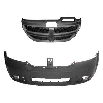 Replace® - 2-Piece (Front Bumper Cover, Grille)