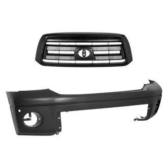 Replace® - 2-Piece (Front Bumper Cover, Grille) (Standard Line)