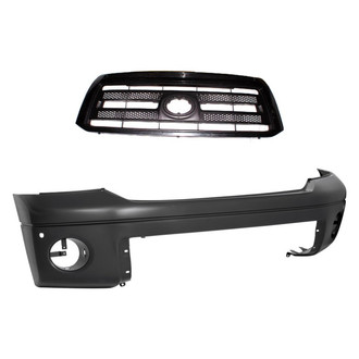 Replace® - 2-Piece (Front Bumper Cover, Grille) (Standard Line)