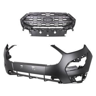 Replace® - 2-Piece (Front Bumper Cover, Grille) (CAPA Certified)