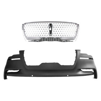 Replace® - 2-Piece (Front Bumper Cover, Grille) (CAPA Certified)