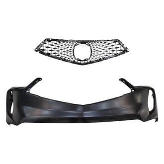 Replace® - 2-Piece (Front Bumper Cover, Grille) (Standard Line)