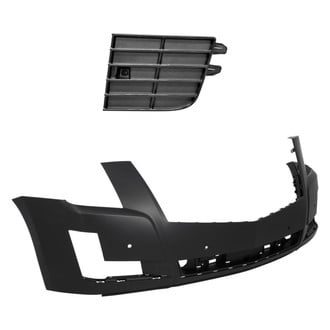 Replace® - 2-Piece (Front Bumper Cover, Grille) (Standard Line)