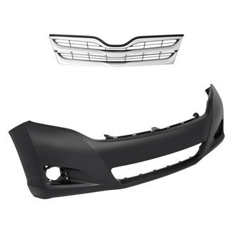 Replace® - 2-Piece (Front Bumper Cover, Grille)
