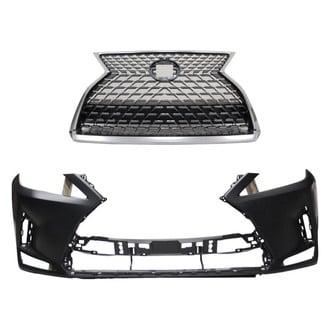 Replace® - 2-Piece (Front Bumper Cover, Grille)