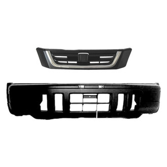 Replace® - 2-Piece (Front Bumper Cover, Grille) (Standard Line)