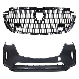 Replace® - 2-Piece (Front Bumper Cover, Grille) (Standard Line)
