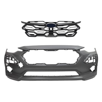 Replace® - 2-Piece (Front Bumper Cover, Grille) (Standard Line)