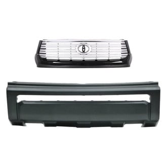 Replace® - 2-Piece (Front Bumper Cover, Grille) (Standard Line)