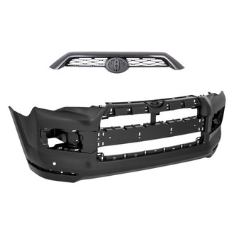 Replace® - 2-Piece (Front Bumper Cover, Grille) (Standard Line)