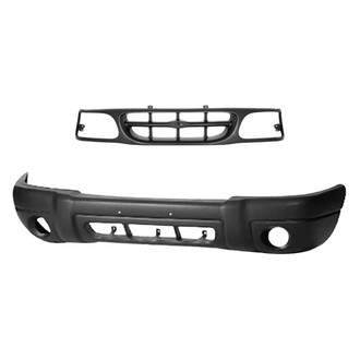 Replace® BNDL-232428 - 2-Piece (Front Bumper Cover, Grille) (Standard Line)