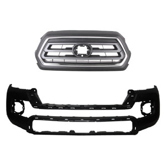 Replace® - 2-Piece (Front Bumper Cover, Grille) (Standard Line)