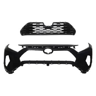 Replace® - 2-Piece (Front Bumper Cover, Grille)