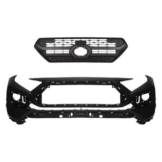 Replace® - 2-Piece (Front Bumper Cover, Grille) (Standard Line)