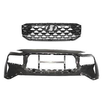 Replace® - 2-Piece (Front Bumper Cover, Grille) (CAPA Certified)