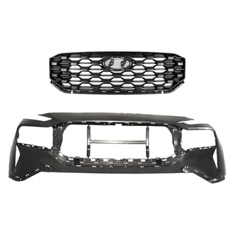 Replace® - 2-Piece (Front Bumper Cover, Grille) (CAPA Certified)