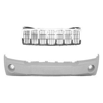 Replace® - 2-Piece (Front Bumper Cover, Grille) (Platinum Plus)