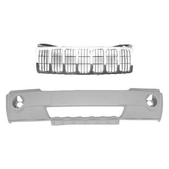 Replace® - 2-Piece (Front Bumper Cover, Grille) (Platinum Plus)
